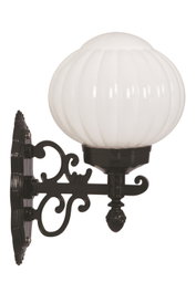 Opviq Lámpara de Pared Exterior Negra BAP-68187-BSY-M1